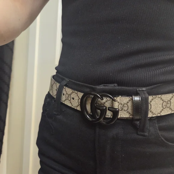 Gucci Beige and Black Women's Belt - Picture 7 of 7